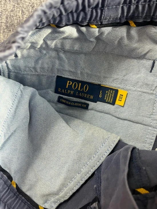 Ralph Lauren Navy Blue Men's Elastic Waist Shorts - Picture 4 of 5